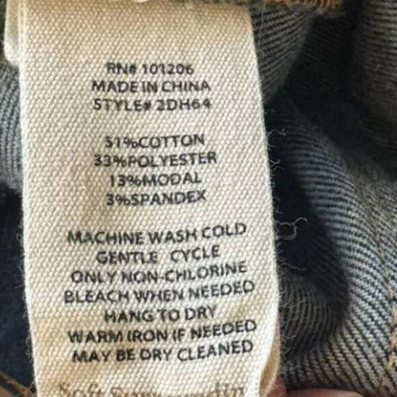Soft Surroundings The Ultimate Denim Relaxed Straight Jeans Size 1X - Picture 10 of 10